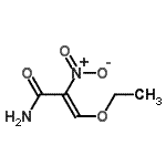 CAS 登录号：98895-22-8， (2Z)-3-乙氧基-2-硝基丙烯酰胺