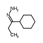 CAS 登录号：98951-13-4， (1Z)-(1-环己基丙基亚基)肼