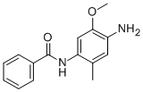 CAS#: 99-21-8, N-(4-Amino-5-methoxy-2-methylphenyl)benzamide