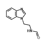 CAS 登录号：99055-78-4， N-[2-(1H-苯并咪唑-1-基)乙基]甲酰胺