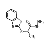 CAS 登录号：99055-98-8， 2-(1,3-苯并噻唑-2-基硫基)丙酰肼