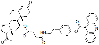 CAS 登录号:99195-33-2, 11-黄体素-2-琥珀酰酪胺-4-(10-甲基)吖啶鎓-9-羧酸酯