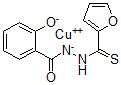CAS 登录号:99268-54-9, 铜(II)-N-水杨酰-N'-(2-呋喃基硫代羰基)肼