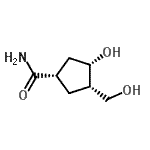 CAS 登录号：99295-43-9， (1S,3S,4S)-3-羟基-4-(羟基甲基)环戊烷甲酰胺