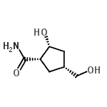 CAS 登录号：99295-47-3， (1S,2R,4R)-2-羟基-4-(羟基甲基)环戊烷甲酰胺