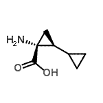 CAS 登录号：99299-41-9， (1S,2R)-2-氨基-1,1'-联(环丙基)-2-羧酸