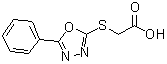 CAS#: 99361-50-9, [(5-Phenyl-1,3,4-oxadiazol-2-yl)sulfanyl]acetic acid