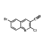 CAS 登录号：99465-04-0， 6-溴-2-氯-3-喹啉甲腈