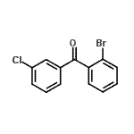 CAS 登录号：99586-30-8， (2-溴苯基)(3-氯苯基)甲酮