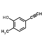CAS 登录号：99595-47-8， 5-乙炔基-2-甲基苯酚