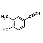 CAS 登录号：99595-76-3， 4-乙炔基-2-甲基苯酚