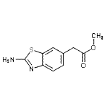 CAS 登录号：99738-99-5， 甲基(2-氨基-1,3-苯并噻唑-6-基)乙酸酯