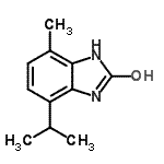 CAS 登录号：99840-60-5， 4-异丙基-7-甲基-1H-苯并咪唑-2-醇