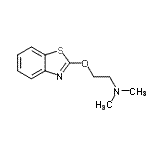 CAS 登录号：99840-80-9， 2-(1,3-苯并噻唑-2-基氧基)-N,N-二甲基乙胺