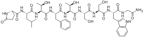 CAS#: 99886-31-4, Pyr-Leu-Thr-Phe-Thr-Ser-Ser-Trp-Gly-NH2