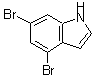 CAS 登录号：99910-50-6， 4,6-二溴-1H-吲哚