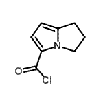CAS 登录号：99929-57-4， 2,3-二氢-1H-吡咯里嗪-5-甲酰氯