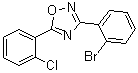 3-(2-Bromophenyl)-5-(2-chlorophenyl)-1,2,4-oxadiazole molecular structure (CAS 1000339-28-5)