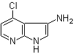 4-氯-1H-吡咯并[2,3-b]吡啶-3-胺分子结构 (CAS 1000340-38-4)