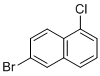 6-Bromo-1-chloronaphthalene molecular structure (CAS 1000391-24-1)