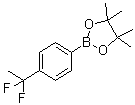 2-[4-(1,1-二氟乙基)苯基]-4,4,5,5-四甲基-1,3,2-二氧硼杂环戊烷分子结构 (CAS 1000994-94-4)
