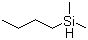 n-Butyldimethylsilane molecular structure (CAS 1001-52-1)