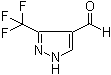 3-(三氟甲基)-1H-吡唑-4-甲醛分子结构 (CAS 1001020-14-9)