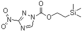 3-硝基-1H-1,2,4-三唑-1-羧酸 2-(三甲基硅烷基)乙基酯分子结构 (CAS 1001067-09-9)