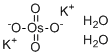 二水合锇酸钾分子结构 (CAS 10022-66-9)