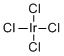 Iridium tetrachloride molecular structure (CAS 10025-97-5)