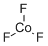 Cobalt trifluoride molecular structure (CAS 10026-18-3)