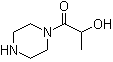1-(2-Hydroxy-1-oxopropyl)piperazine molecular structure (CAS 100500-89-8)