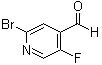 2-Bromo-5-fluoroisonicotinaldehyde molecular structure (CAS 1005291-43-9)