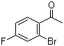 2'-Bromo-4'-fluoroacetophenone molecular structure (CAS 1006-39-9)