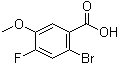 2-溴-4-氟-5-甲氧基苯甲酸分子结构 (CAS 1007455-21-1)