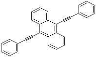9,10-Bis(phenylethynyl)anthracene molecular structure (CAS 10075-85-1)