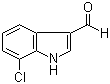 7-氯-1H-吲哚-3-甲醛分子结构 (CAS 1008-07-7)