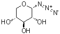 alpha-D-吡喃木糖基叠氮化物分子结构 (CAS 100842-21-5)