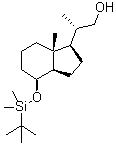 (betaS,1R,3aR,4S,7aR)-4-[[(1,1-Dimethylethyl)dimethylsilyl]oxy]octahydro-beta,7a-dimethyl-1H-indene-1-ethanol molecular structure (CAS 100928-03-8)