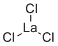 氯化镧(III)分子结构 (CAS 10099-58-8)
