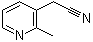 2-甲基-3-吡啶乙腈分子结构 (CAS 101166-73-8)