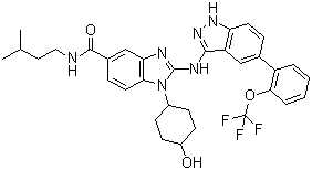 IRAK 抑制剂 4分子结构 (CAS 1012104-68-5)