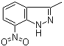 3-甲基-7-硝基-1H-吲唑分子结构 (CAS 101420-66-0)