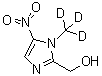 1-(三氘甲基)-5-硝基-1H-咪唑-2-甲醇分子结构 (CAS 1015855-78-3)