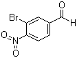 3-溴-4-硝基苯甲醛分子结构 (CAS 101682-68-2)