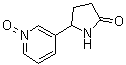 (±)-5-(3-Pyridinyl)-2-pyrrolidinone N-oxide molecular structure (CAS 101708-63-8)