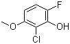 2-Chloro-6-fluoro-3-methoxyphenol molecular structure (CAS 1017777-60-4)