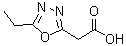 5-Ethyl-1,3,4-oxadiazole-2-acetic acid molecular structure (CAS 1018275-88-1)