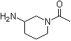 1-(3-氨基哌啶-1-基)乙酮分子结构 (CAS 1018680-22-2)