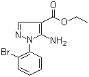 5-氨基-1-(2-溴苯基)-1H-吡唑-4-羧酸乙酯分子结构 (CAS 1019009-68-7)